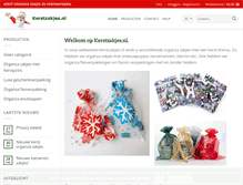 Tablet Screenshot of kerstzakjes.nl